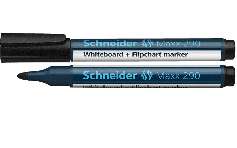 Маркер для дошок та фліпчартів Schneider MAXX 290 синій 2-3 мм круглий (S129003)