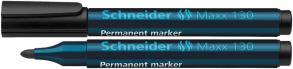 Маркер перманентний Schneider MAXX 130 чорний 2-3 мм конусоподібний (S113001)