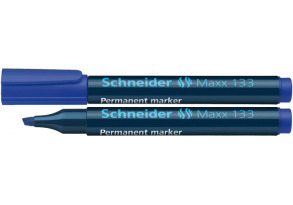 Маркер перманентний Schneider MAXX 133 синій 1-4 мм конусоподібний (S113303)