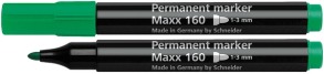 Маркер перманентний Schneider MAXX 160 зелений 2-3 мм круглий (S116004)