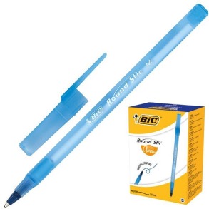 Ручка кулькова BIC Round Stic чорнило синє 1.0 мм пластик (921403)